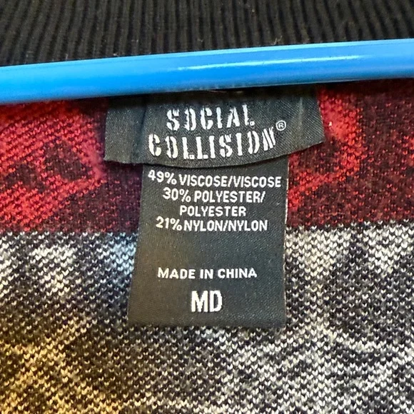 Goth Holiday Cardigan Sweater - Picture 2 of 4